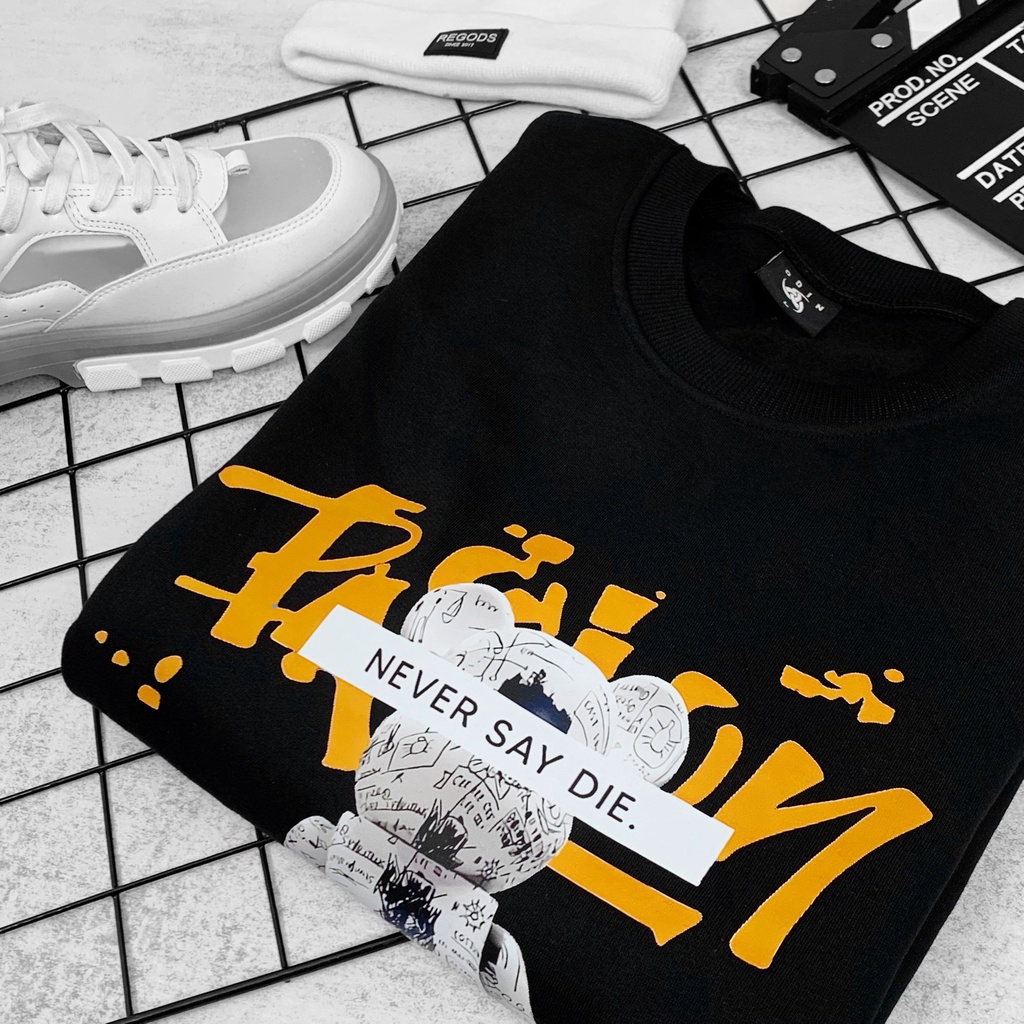 Áo Sweater OD Oversize Ubiq Maps, áo nỉ dài tay Unisex ODIN CLOTHING | BigBuy360 - bigbuy360.vn