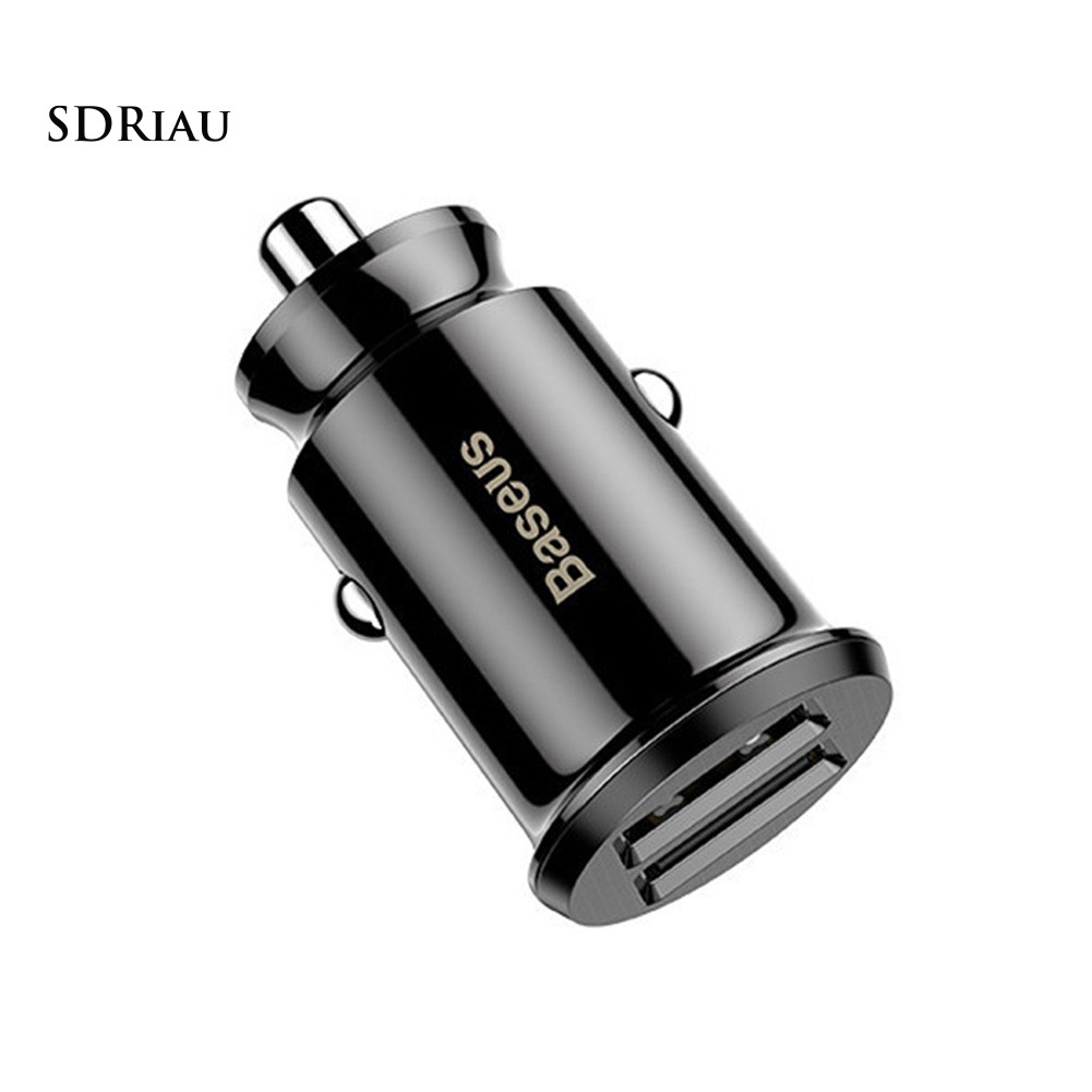 Đủ hàng_Tẩu sạc nhanh Mini USB 3.1A kép chất lượng cao cho xe ô tô