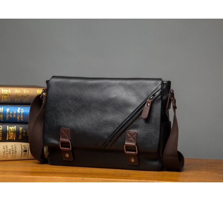 Túi chéo nam HUTALEATHER da PU  cao cấp thời trang phong cách VNA25