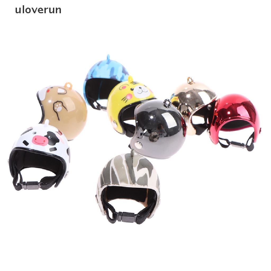 uloverun 1PC Chicken Helmet Small Pet Hard Hat Bird Duck Quail Hat Headgear Pet Supplies vn