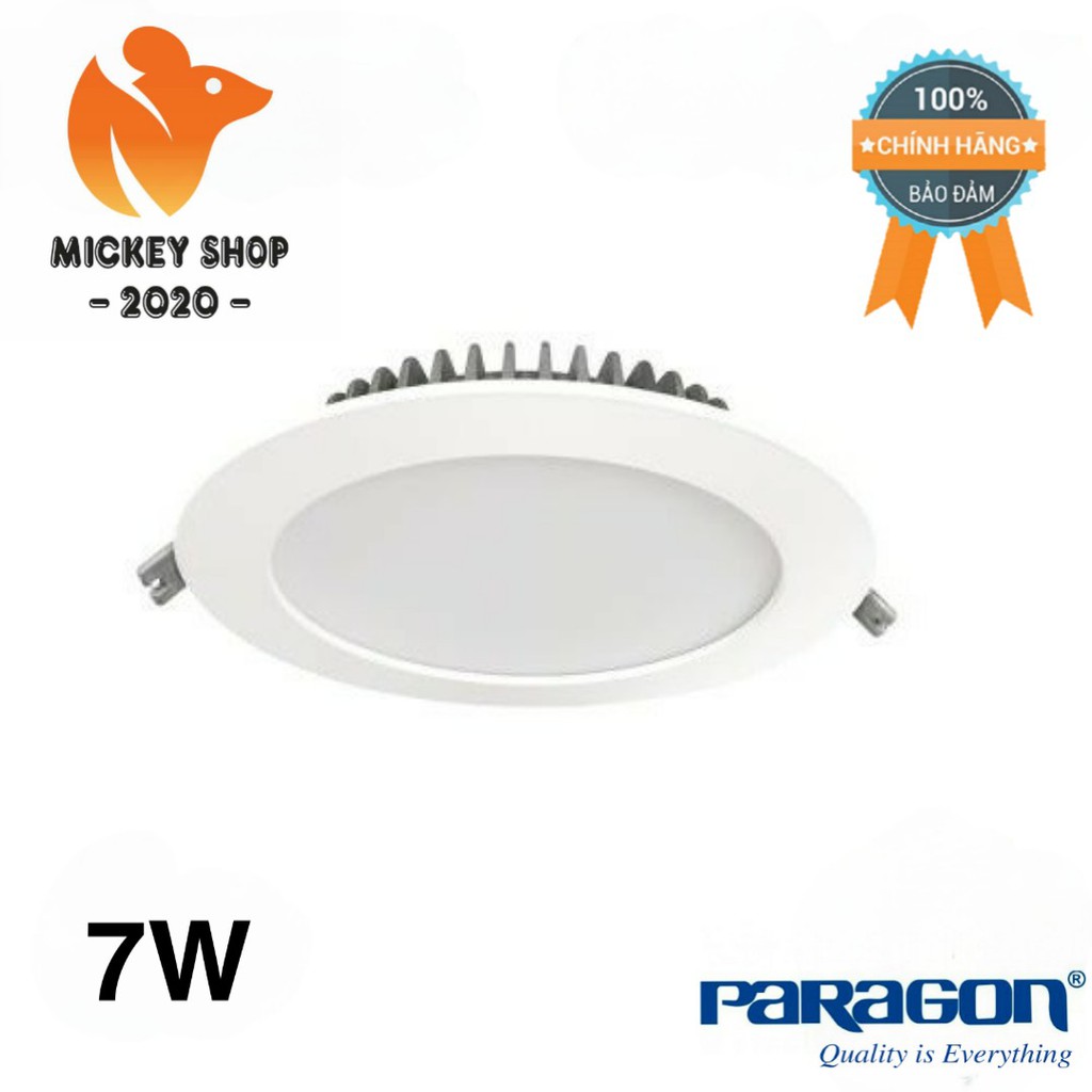 [ BH 24T ] Đèn LED Paragon Downlight Âm Trần (PRDYY Series) - 5W/ 7W/ 9W/ 12W/ 20W - Hàng Chính Hãng