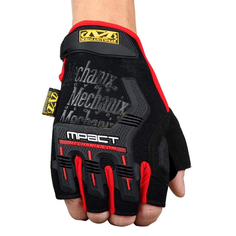 Găng Tay Nam Nữ Mechanix Ngón Cụt (Tập Gym - Lái xe - Đi phượt) (  MP3 )