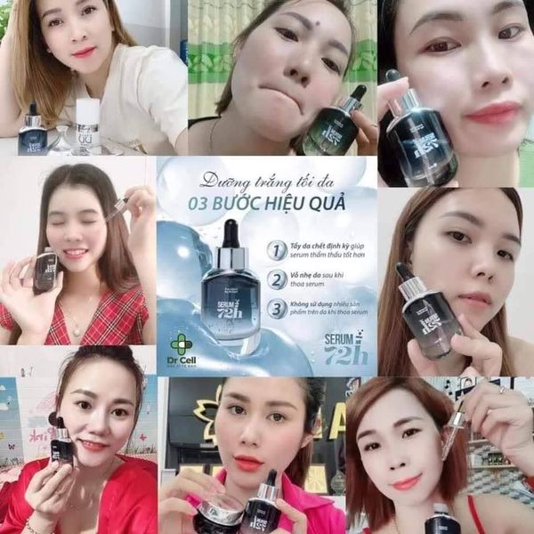 Serum truyền trắng 72h dưỡng ẩm, ngăn ngừa lão hóa, mờ thâm nám Dr cell lọ 30ml SAN15
