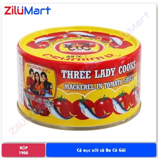 Hộp cá nục xốt cà Ba Cô Gái loại 190g