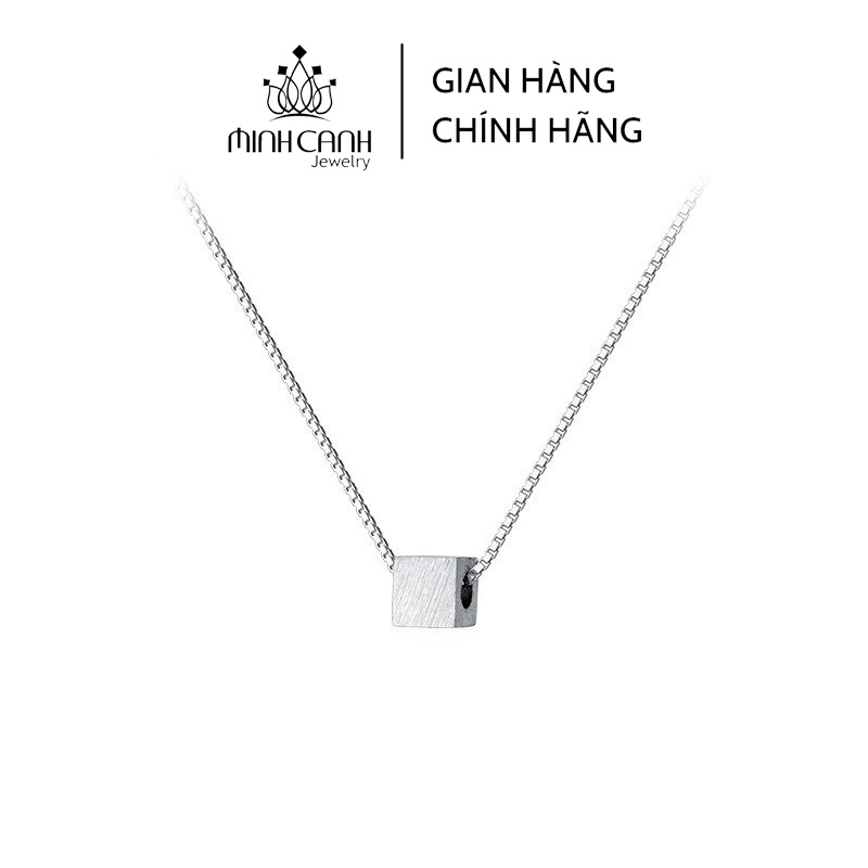 Dây Chuyền Bac Hình Hộp Vuông Mini Minh Canh Jewelry