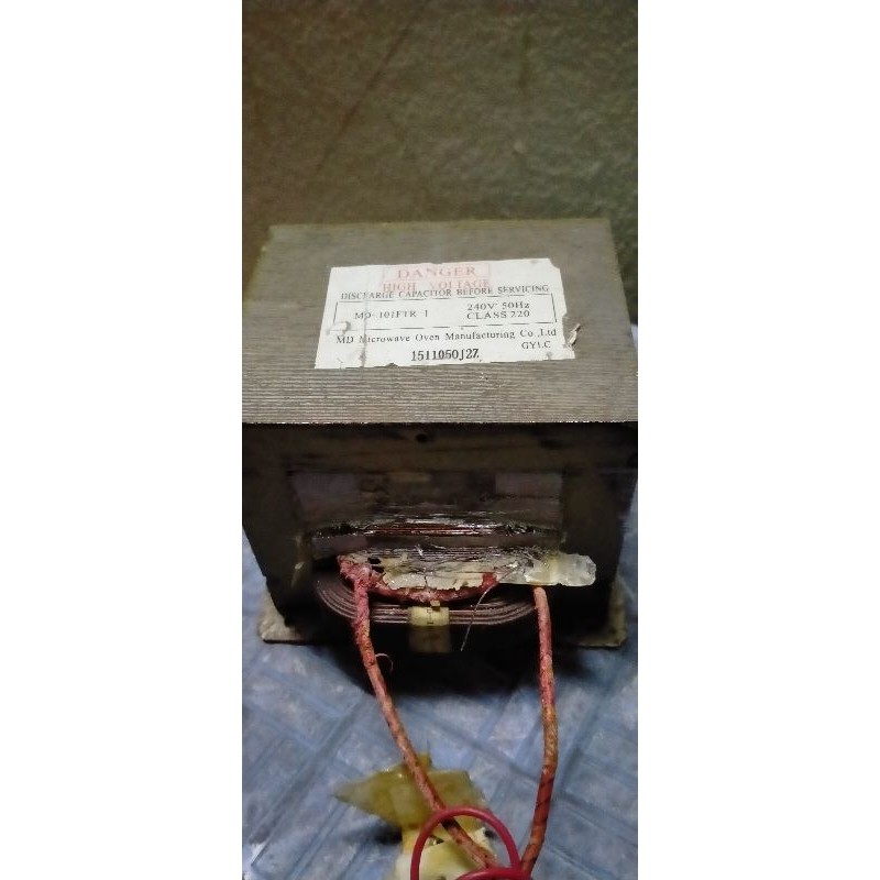Biến áp hàn cell 800e quấn sẵn dây hàn, hai đầu bấm cốt
