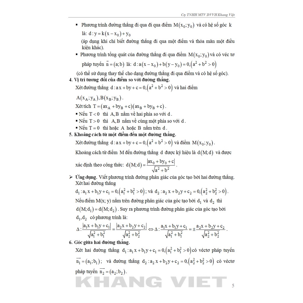 Sách Những Điều Cần Biết Kỹ Thuật Giải Nhanh Hình Phẳng OXY