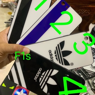Ốp lưng oppo f1s in logo mặt kính
