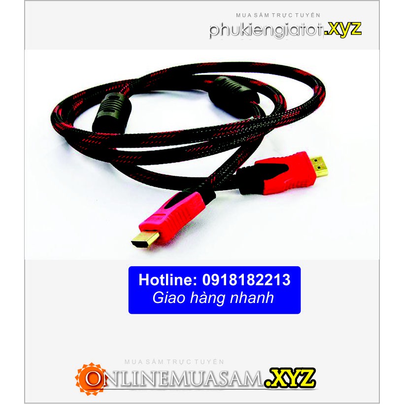 Dây cáp HDMI to HDMI 3M chính hãng