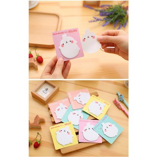 Giấy note hình thỏ trắng kute