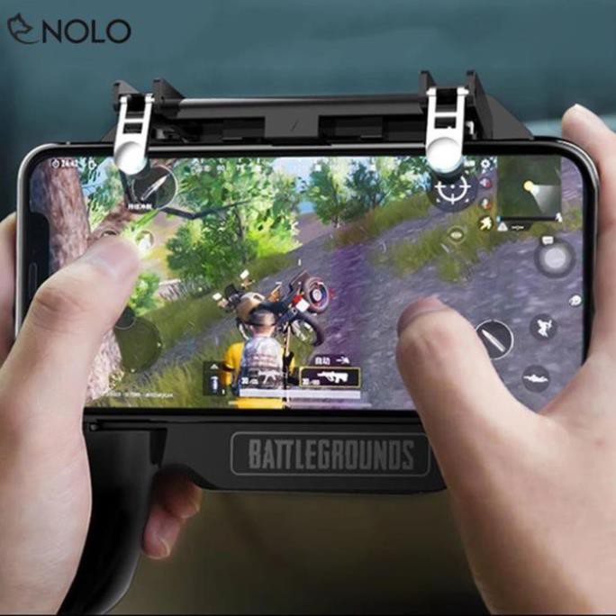 Tay Cầm Chơi Game PUPG 3in1 Kết Hợp Quạt Tản Nhiệt Dành Cho Điện Thoại Dưới 6,5 Inch