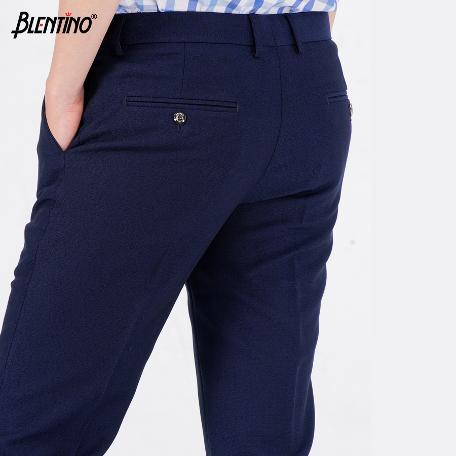 Quần Âu Nam Thời Trang BLENTINO BL - DD19018-13-1, Co Giãn Đa Chiều Thoải Mái Vận Động