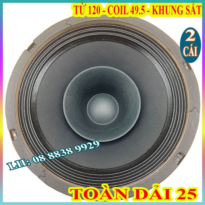 LOA BASS 25 TOÀN DẢI COIL 50 CAO CẤP GỒM CẢ BASS VÀ TREBLE - GIÁ 1 CẶP