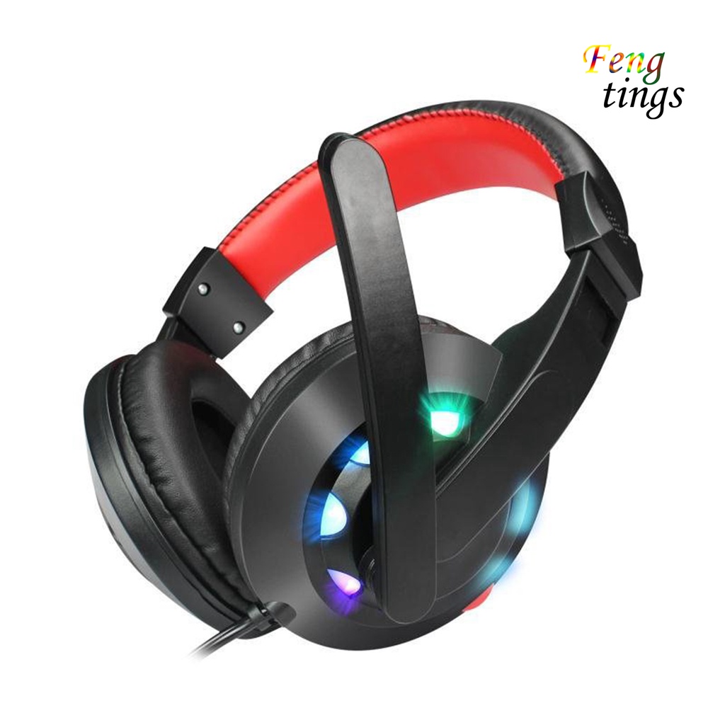 【FT】A65 Headphone Wired Luminous Mini Gaming Headphone for Computer