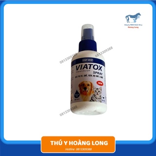 Xịt ve ghẻ rận mạt chó mèo viatox