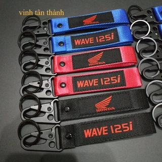 Móc chìa khóa vải 16x2.5 Honda Wave 125i cá tính