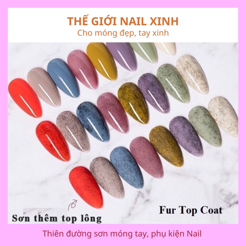 Top lông sơn móng tay gel AS 15ml