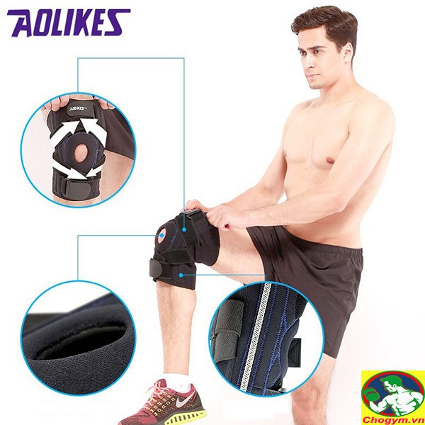 Băng Nẹp H5 Cải Tiến Bảo Vệ Khớp Gối Knee Pad Aolikes