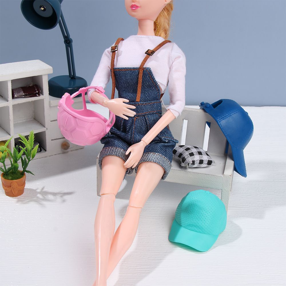 Mũ bóng chày nhiều kiểu dáng thời trang cho búp bê 30cm 1/6