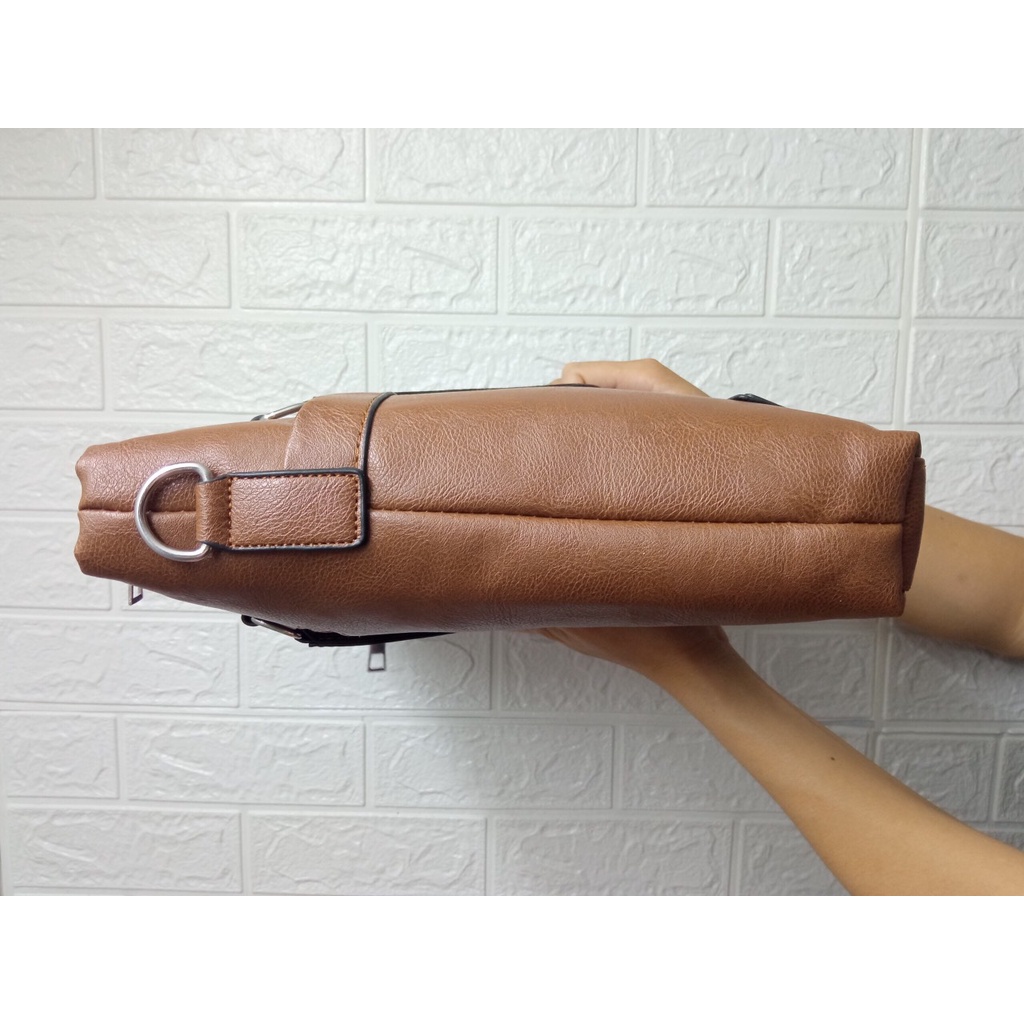 Túi Xách Công Sở KOKIBEDY Nam Nữ Da PU Cao Cấp Cặp Sách Nhiều Ngăn Đựng Laptop 13 14 15 6 inch | BigBuy360 - bigbuy360.vn