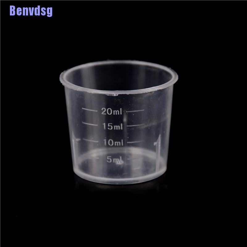 Set 10 Cốc Nhựa Đo Lường 20ml Tiện Dụng