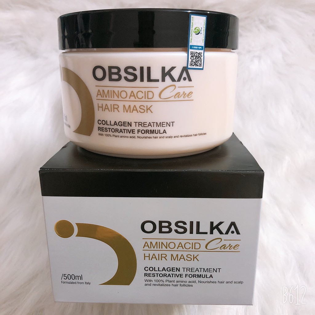 Kem Hấp Ủ Phục Hồi Collagen Siêu Dưỡng Chất Obsilka 500ml (Chính Hãng)
