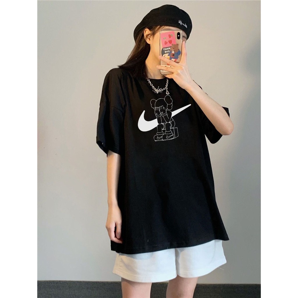 Áo phông nữ trắng đẹp form rộng tay lỡ unisex, áo thun cotton 100% (V156)