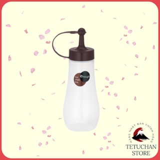 Bình đựng gia vị, nước sốt Enough màu nâu Inomata có vòi xịt và nắp đậy Nhật Bản - Tetuchan Store