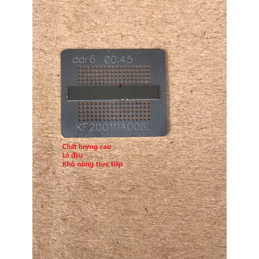 Lưới làm chân VRAM DDR6 chất lượng cao - kích thước vừa chip - chì bi 0.45mm