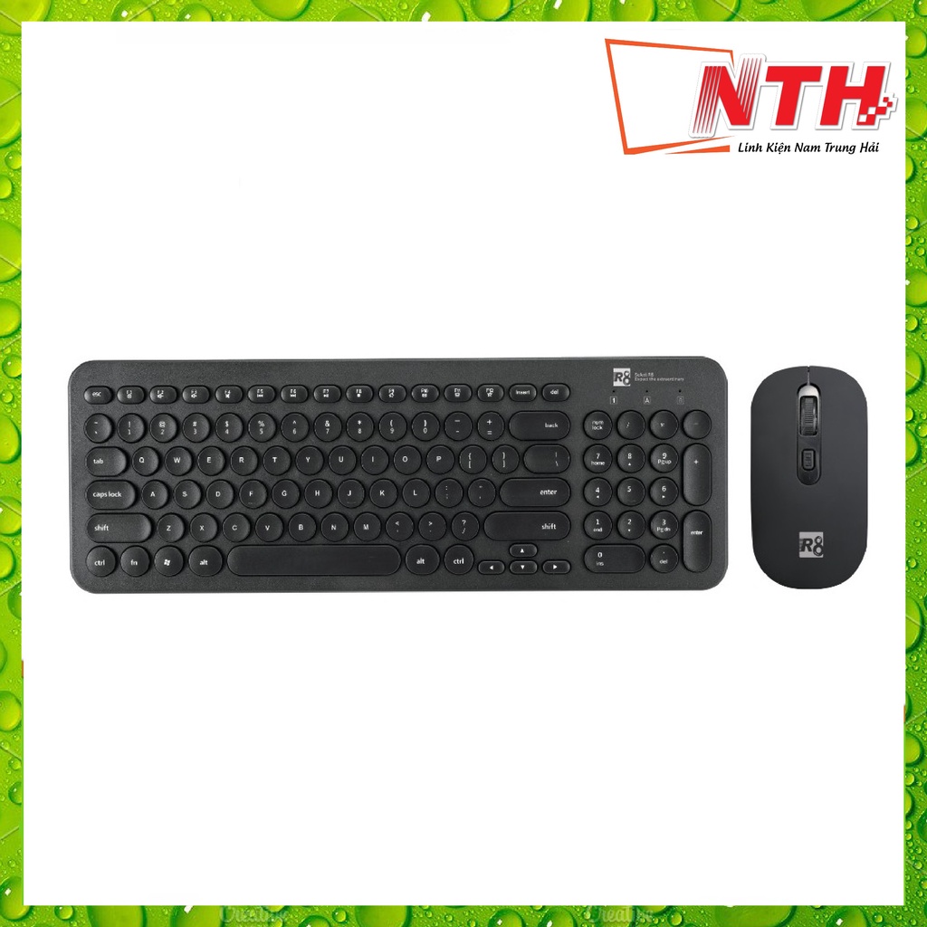 Bộ phím chuột không dây R8 1916 - NTH