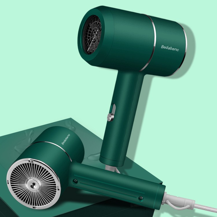 Máy Sấy Tóc Mini Ion Công Suất Lớn 2000W Tặng kèm Đầu Sấy Mỏ Vịt