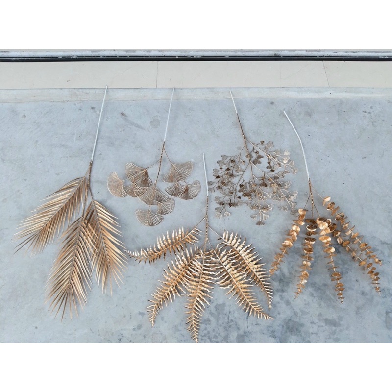 Hoa giả mạ đồng trang trí oản sáp, cắm bình phong thủy