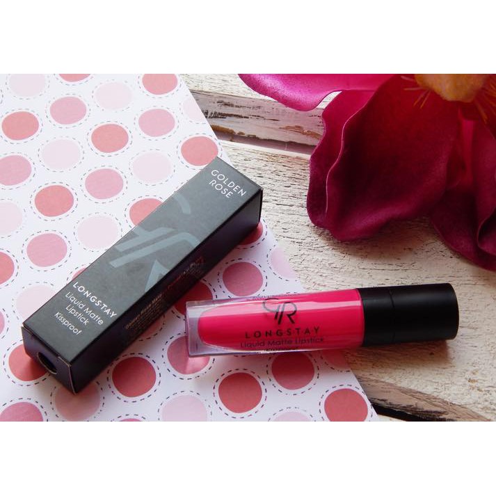 Son Kem Lì Golden Rose Longstay Matte Lipstick 💋💋💋