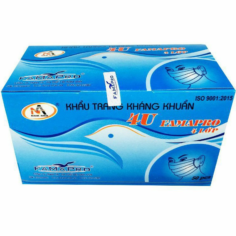 Khẩu trang y tế 4 lớp Nam Anh