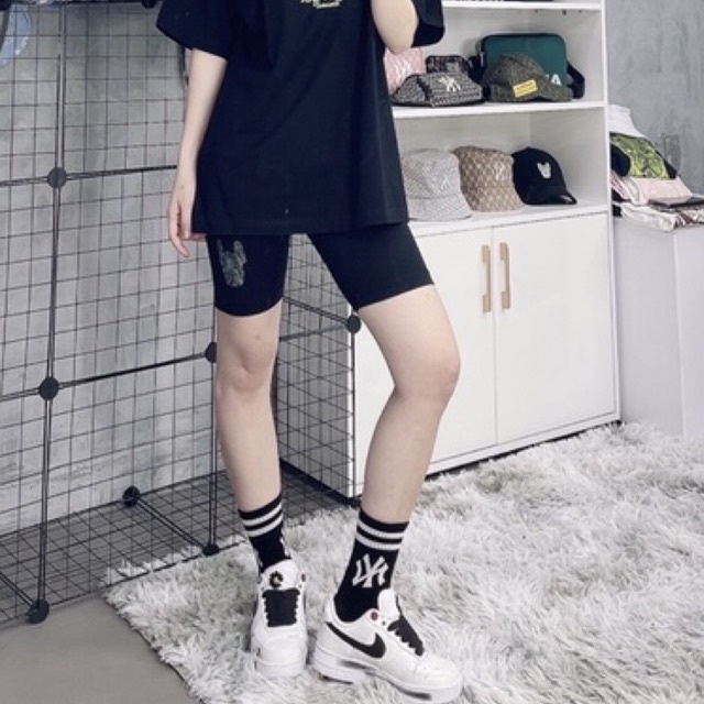 Quần legging short ngố Life/work Made in Koreaa full-tag-code