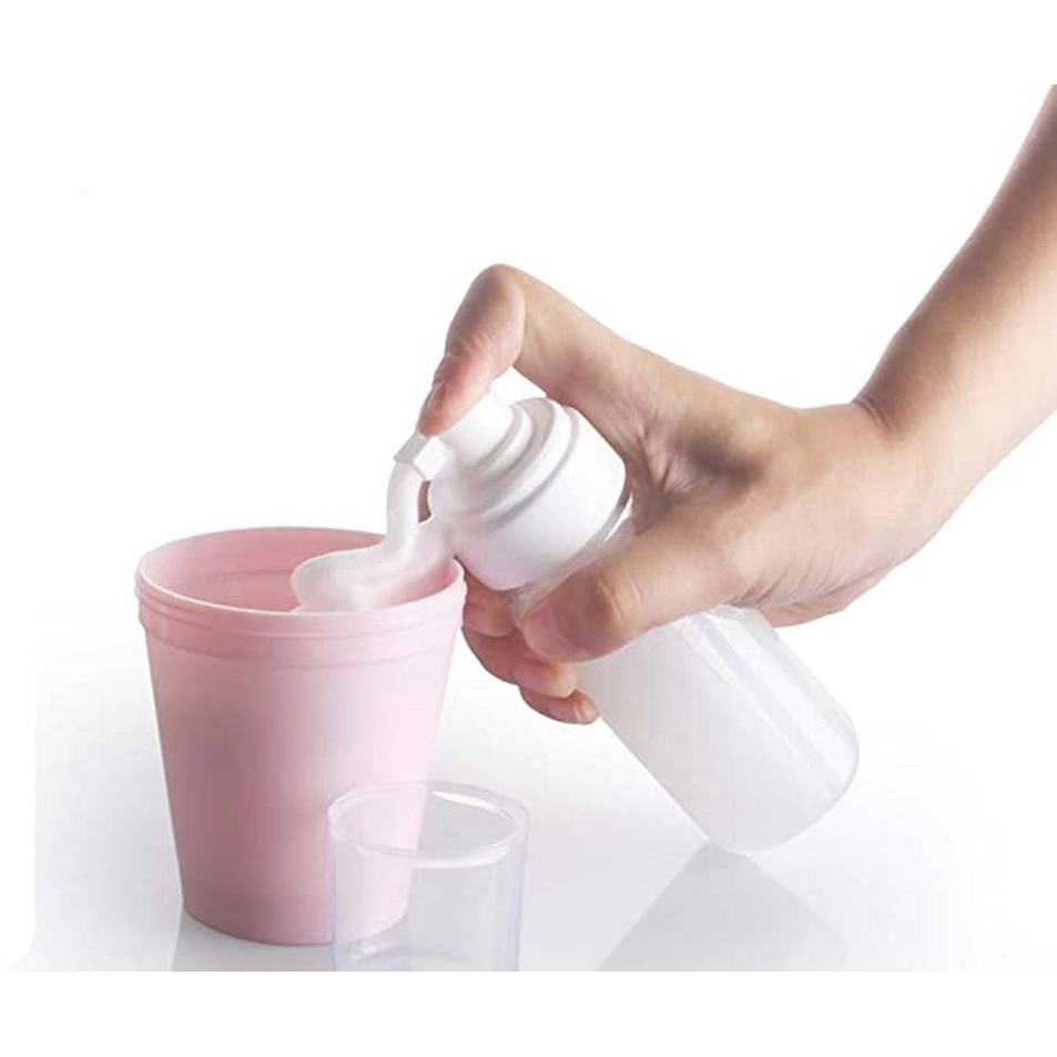 Bình rỗng đựng xà phòng dầu gội tiện lợi khi đi du lịch