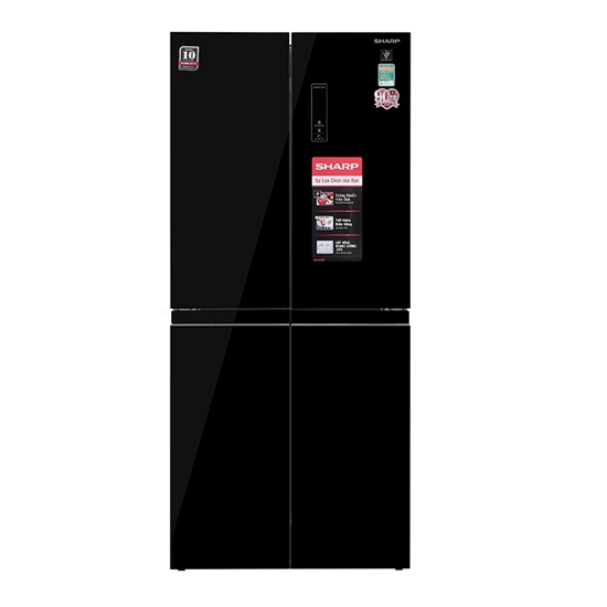 Tủ lạnh Sharp Inverter 401L 4 cửa SJ-FXP480VG-BK
