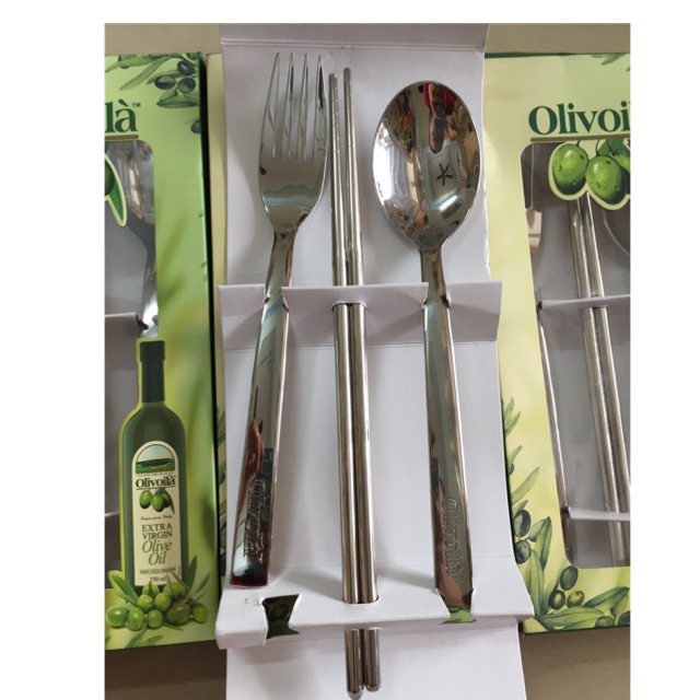 Bộ muỗng nĩa inox