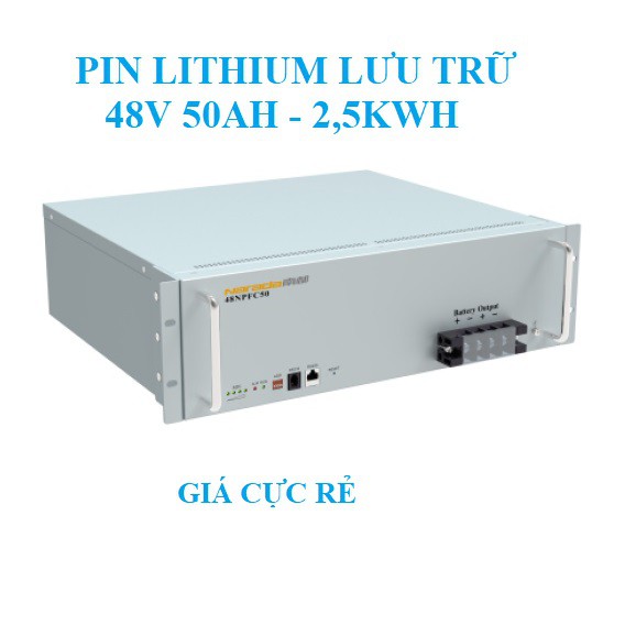 Pin lithium lưu trữ dùng lưu trữ năng lượng tái tạo Narada 48V 50Ah 2.5kwh