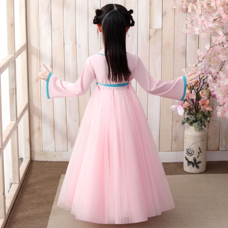 Hàng Mới Về Đầm Hán Phục Trung Hoa Cổ Điển  Món Thời Trang Thu Đông Xinh Xắn Cho Bé Gái