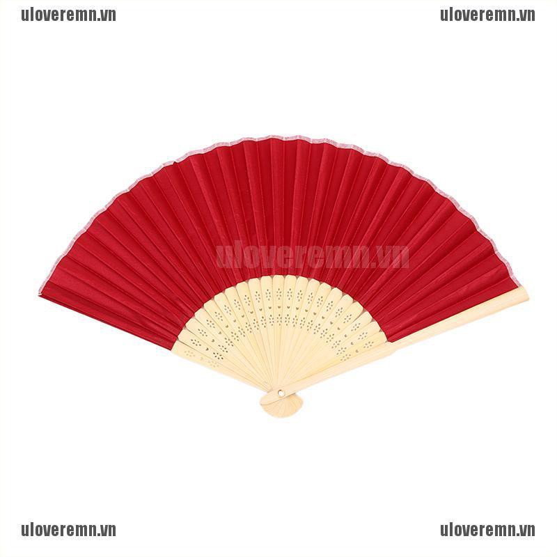 Quạt XếP CầM Tay BằNg Tre Phong CáCh Trung Hoa