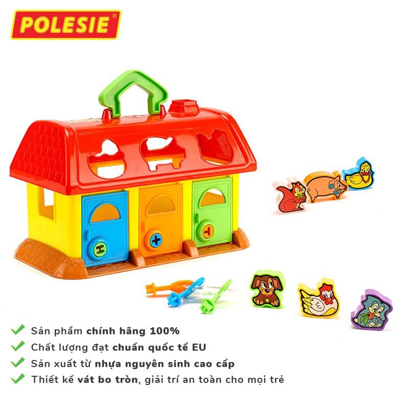 Bộ đồ chơi thả hình Ngôi nhà thú cưng Pets House – Polesie Toys