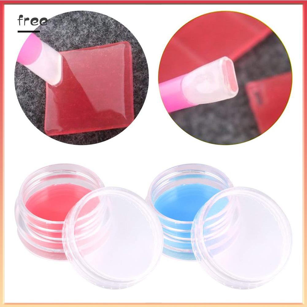 Hộp đất sét keo dính hỗ trợ bút khoan làm tranh đính đá DIY