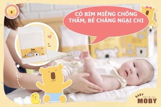 Bỉm miếng vệ sinh Moby cho bé