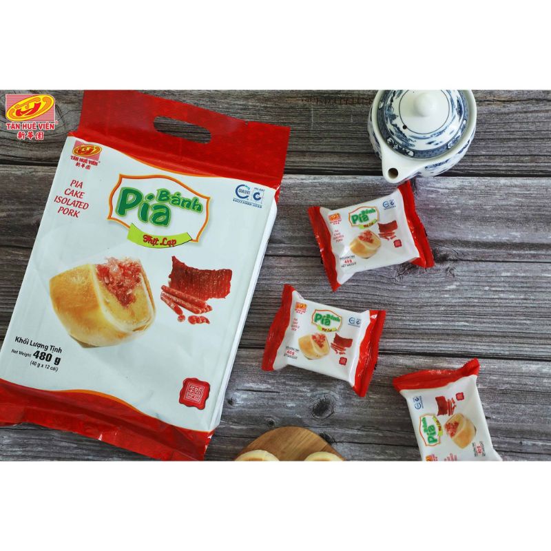 Bánh pía thịt lạp Tân Huê Viên 12 bánh