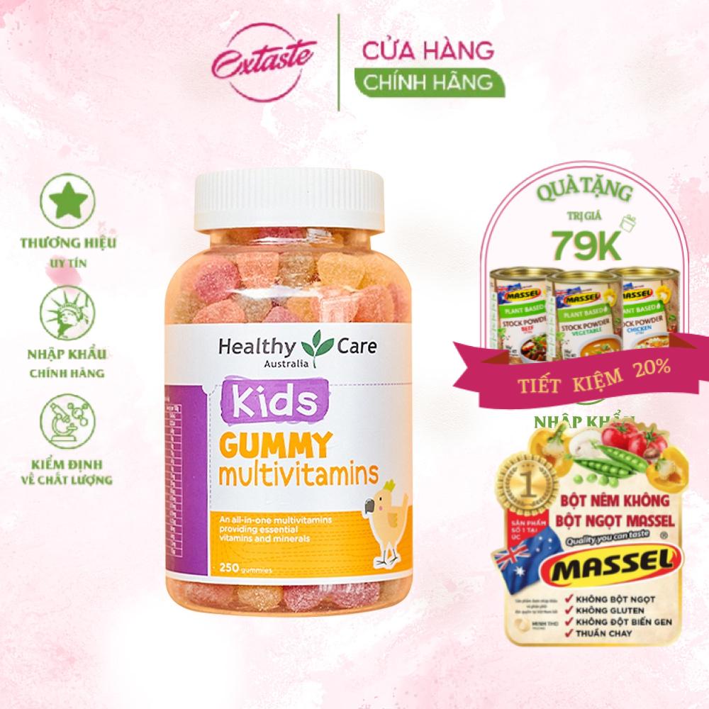 Kẹo dẻo bổ sung vitamin tổng hợp cho bé Healthy Care Kids Gummy Multivitamins 250 viên