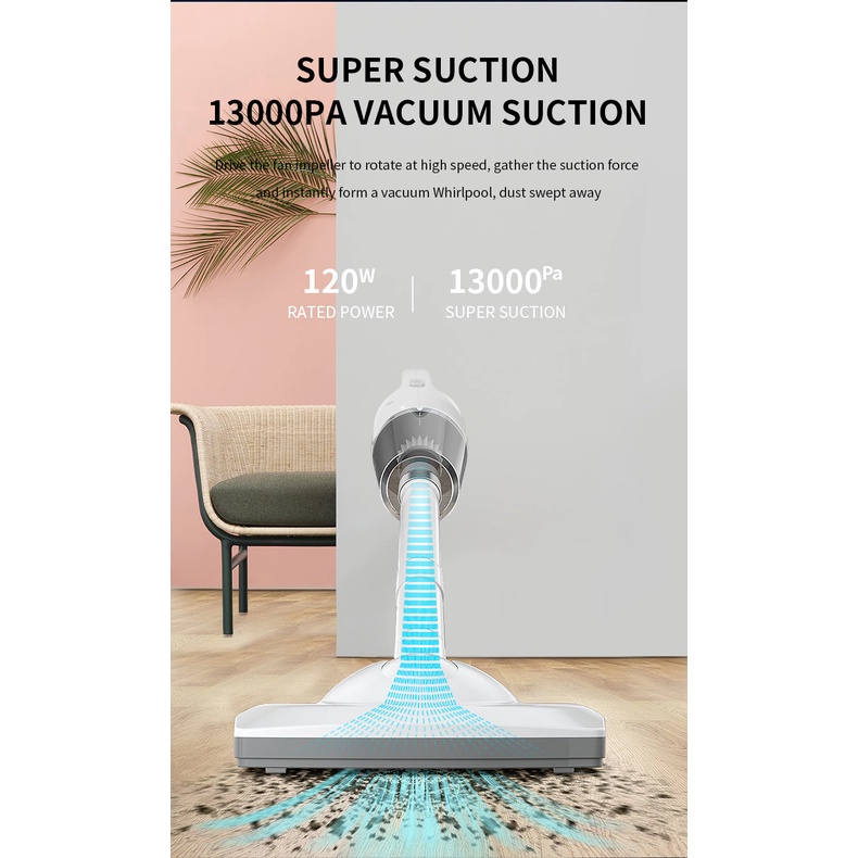 Máy hút bụi đa năng DDRADON , hút sàn nhà , hút bụi nệm , hút bụi ô tô không dây cầm tay siêu mạnh 15000PA