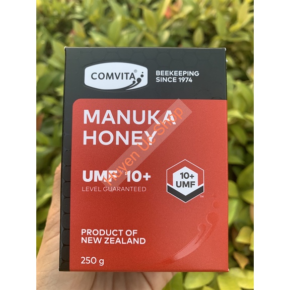 Mật ong Manuka Comvita UMF 5+ 10+ 15+ 20+ 250mg 500mg, xuất xứ Úc, hàng Chemist đủ bill giá tốt