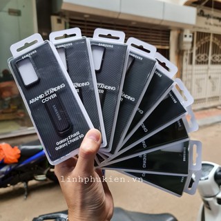 Ốp Aramid Standing Cover Galaxy Z Fold 2 vân Các Bon chính hãng Samsung