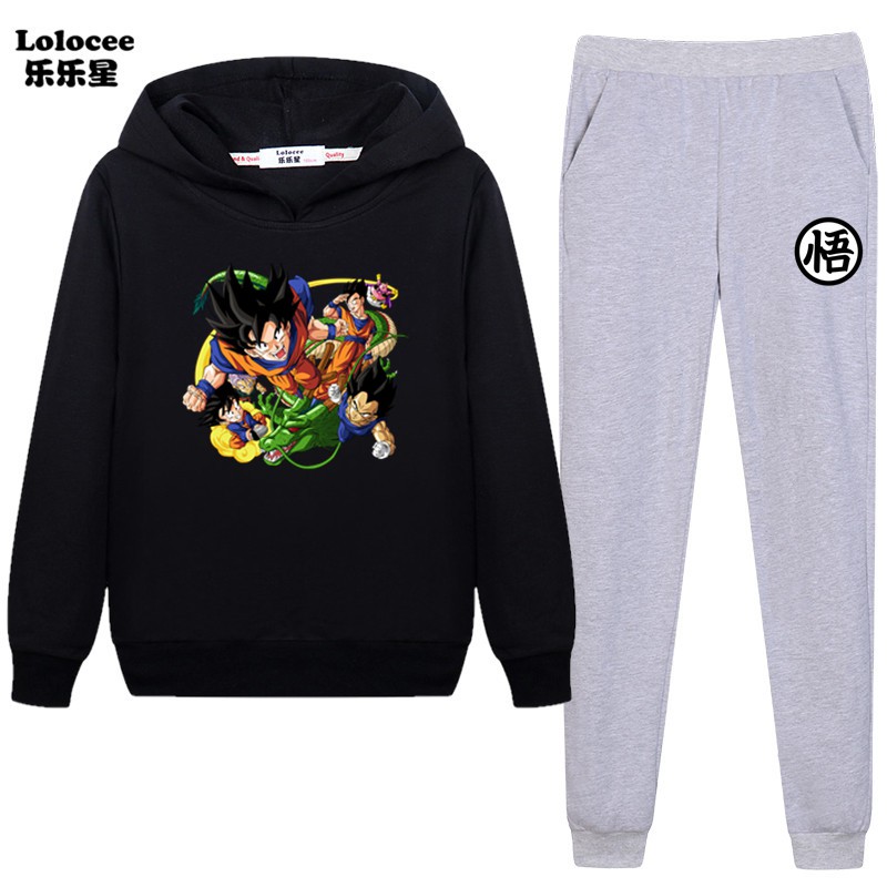 DRAGON BALL Bộ Đồ Thể Thao 2020 Phong Cách Nhật Bản Cho Bé Trai